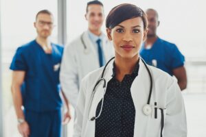 Group of doctors smiling